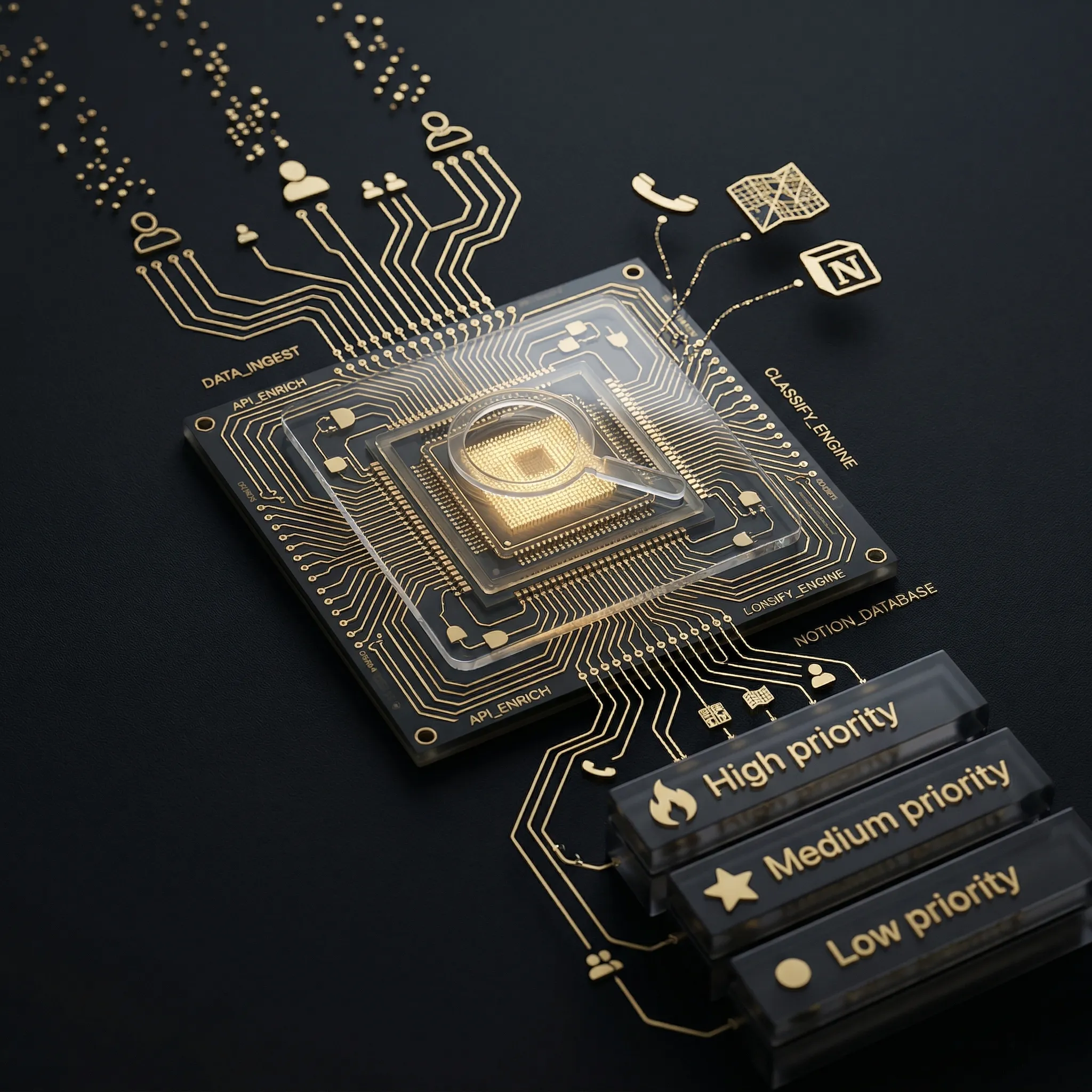 Sistema de prospección y organización de contactos